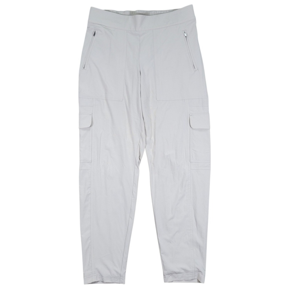 Athleta Chelsea Cargo Lined Pant Womens 8 Beige Stretch Athletic Gorpcore Hiking